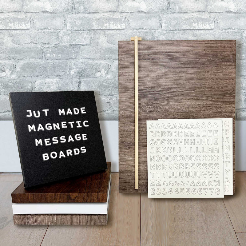 Magnetic Letter Set - Black Letters For Board 3/4"
